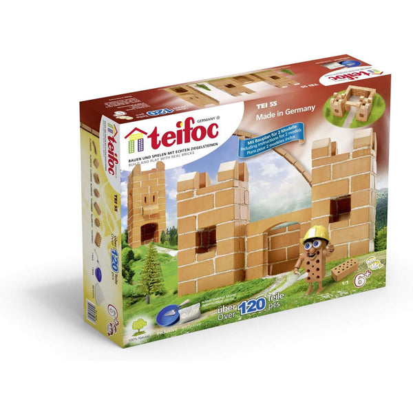 Teifoc TEI 55 Small Castle 120 pieces Brick Construction Kit
